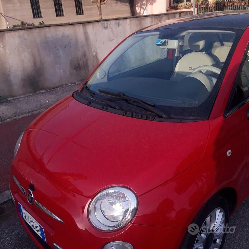 Usata Fiat 500 69 CV (50 kW) 2014 Rosso Berlina