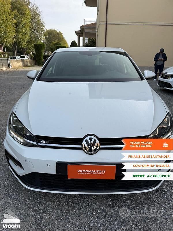 Usata VW Golf VII 150 CV (110 kW) 2020 Bianco Berlina