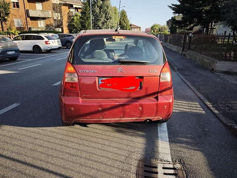 Usata Citroën C2 Elegance 60 CV (44 kW) 2004 Rosso Utilitaria