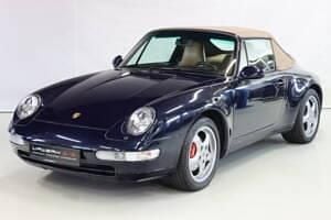 Usata Porsche 911 Carrera Cabriolet 286 CV (210 kW) 1997 Blu Cabrio