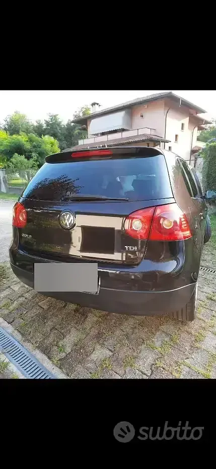 Usata VW Golf V 105 CV (77 kW) 2007 Nero Berlina