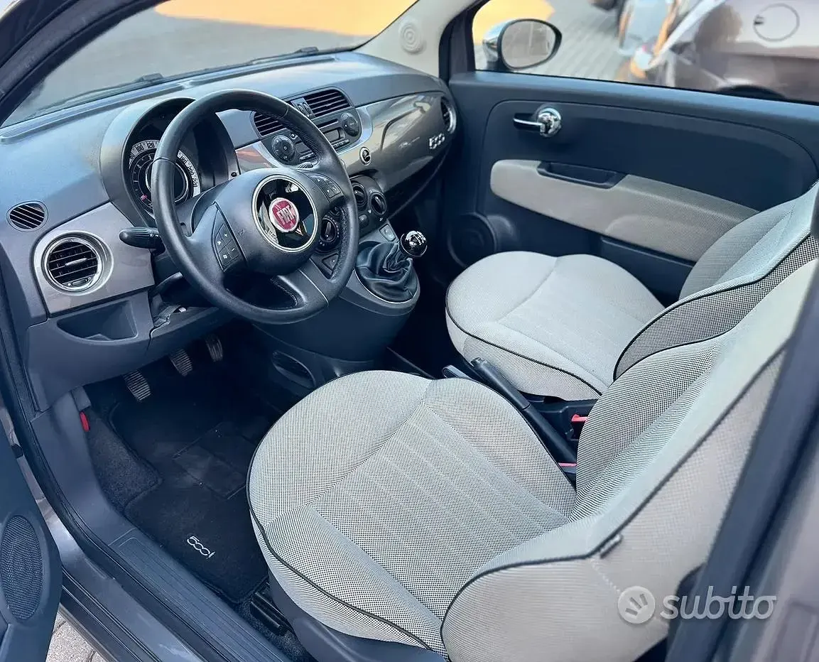 Usata Fiat 500 95 CV (69 kW) 2011 Grigio Utilitaria