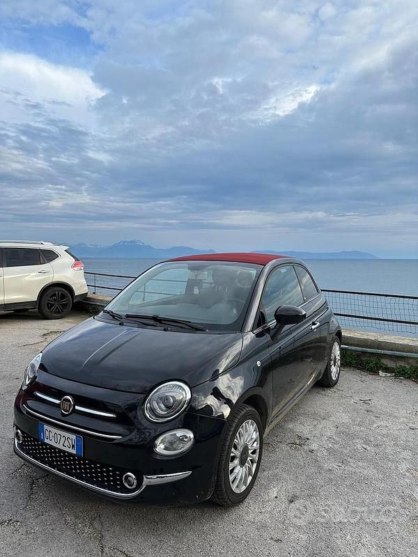 Nero Usata 2016 Fiat 500 Cabrio | 10.000 € (Buon prezzo) - Immagine 1/4