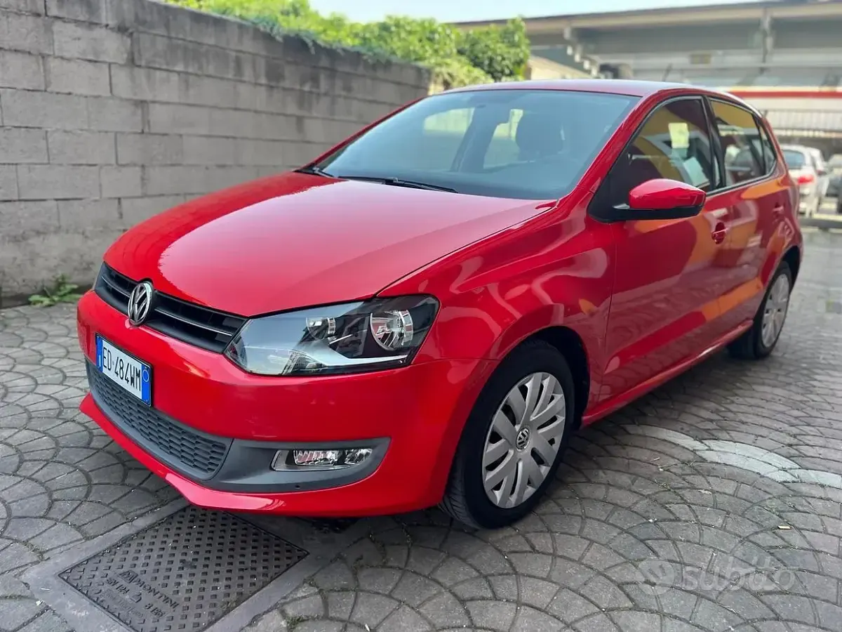 Usata VW Polo 86 CV (63 kW) 2010 Rosso Utilitaria