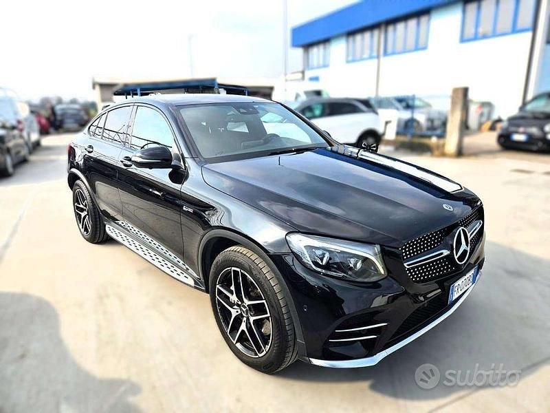 Usata Mercedes GLC43 AMG AMG 367 CV (269 kW) 2018 Nero ossidiana Coupé