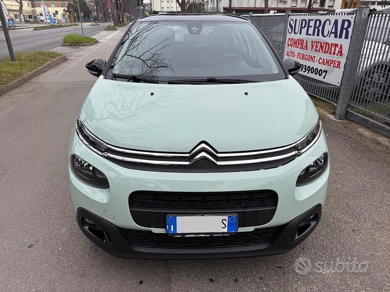 Usata Citroën C3 PureTech 82 CV (60 kW) 2018 Verde Utilitaria
