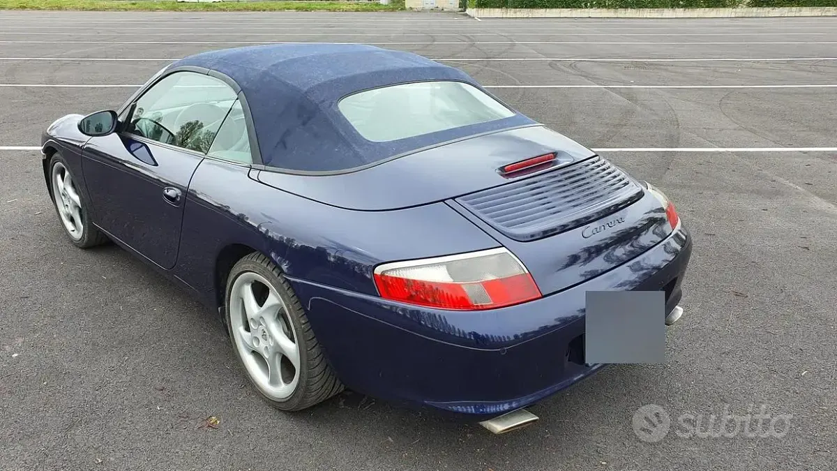 Second-hand Porsche 911 320 CP (235 kW) 2003 Albastru Cabrio