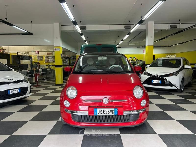 Usata Fiat 500 69 CV (50 kW) 2008 Rosso Berlina