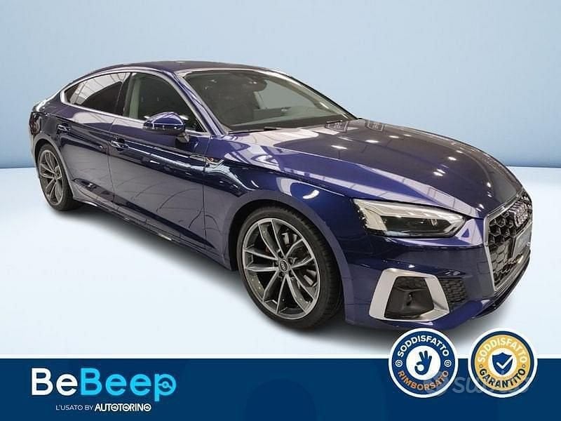 Usata Audi A5 Sportback S-Line 190 CV (139 kW) 2023 Blu metallizzato Utilitaria