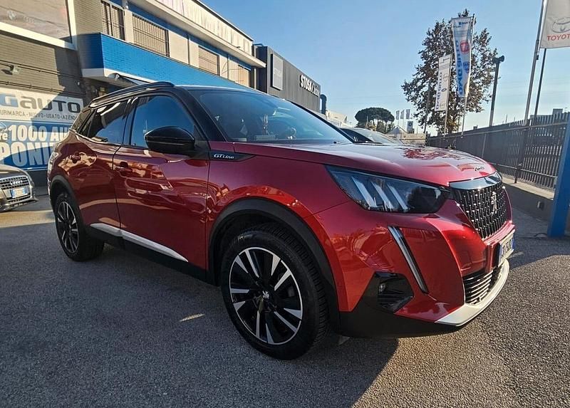 Usata Peugeot 2008 GT-line 130 CV (95 kW) 2020 Rosso SUV