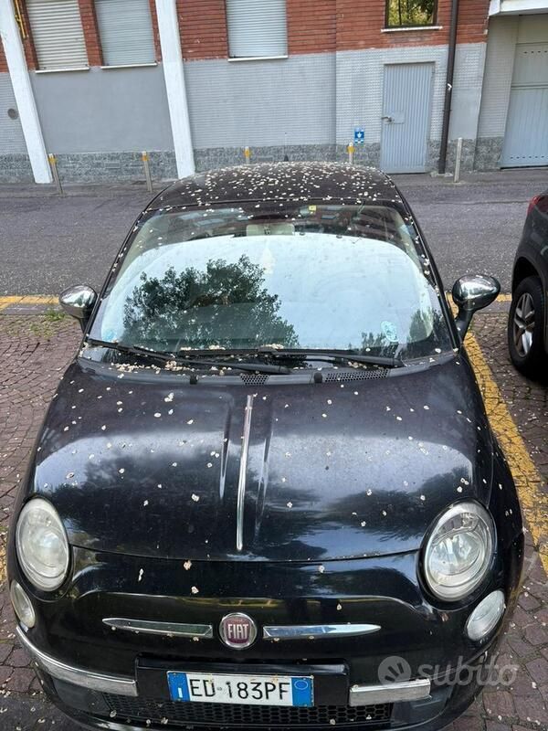 Usata Fiat 500 69 CV (50 kW) 2010 Nero Utilitaria