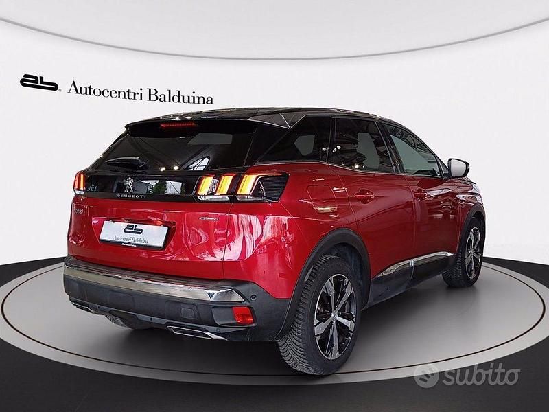 Usata Peugeot 3008 Access 131 CV (96 kW) 2018 Rosso SUV