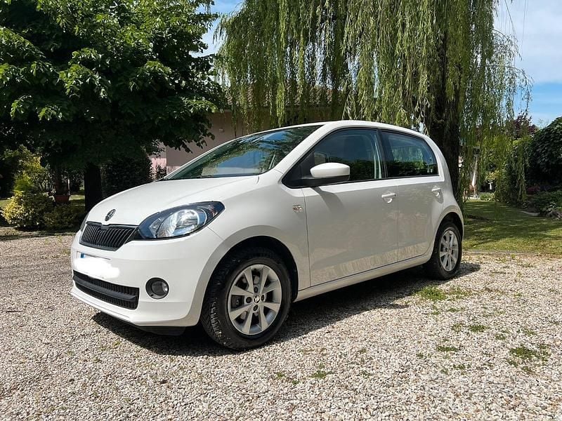 Usata Skoda Citigo G-TEC Ambition 68 CV (50 kW) 2014 Bianco Utilitaria