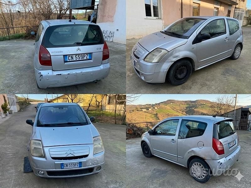 Usata Citroën C2 68 CV (50 kW) 2004 Grigio Utilitaria
