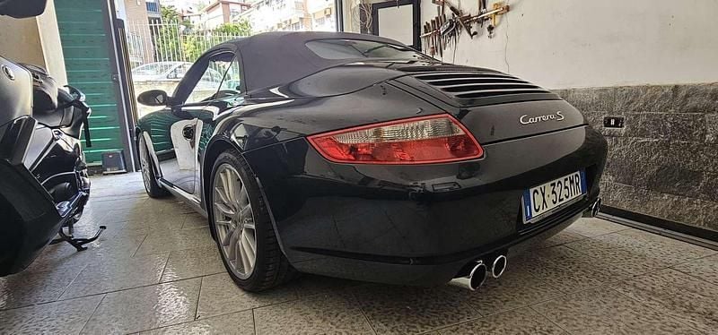 Usata Porsche 997 355 CV (261 kW) 2005 Blu/azzurro Cabrio