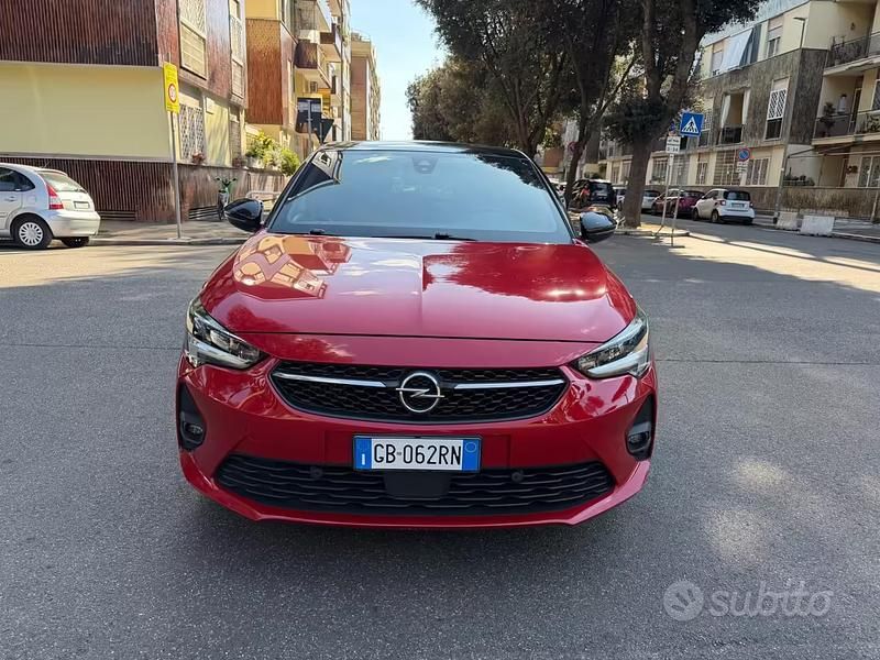 Usata Opel Corsa GS Line 101 CV (74 kW) 2020 Rosso Utilitaria