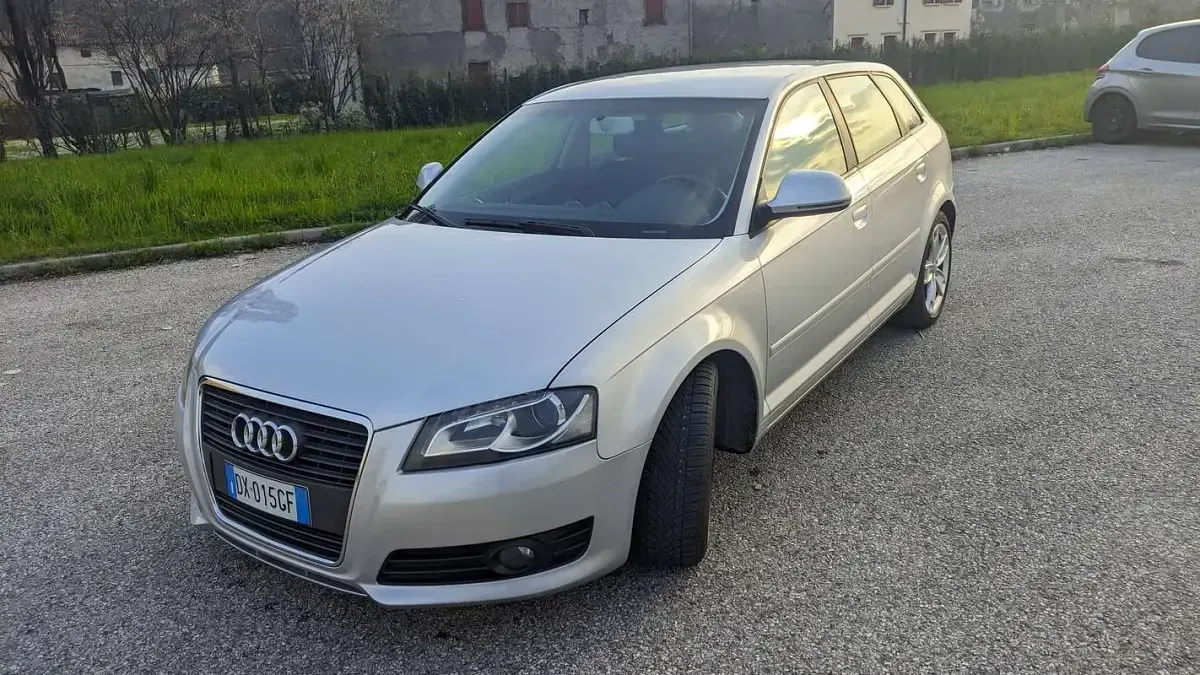 Usata Audi A3 Ambition 125 CV (91 kW) 2009 Grigio Utilitaria