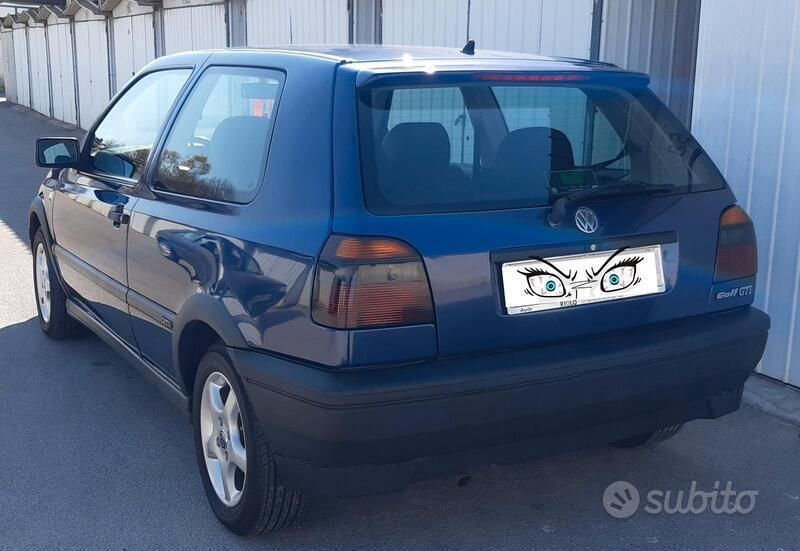Usata VW Golf III 54 CV (39 kW) 1994 Blu Utilitaria