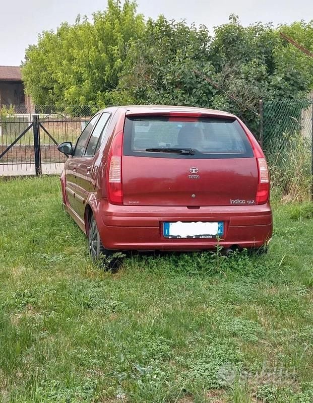 Usata Tata Indica 2007 Rosso Utilitaria