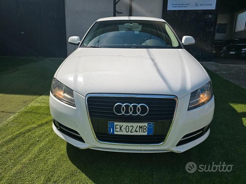 Usata Audi A3 90 CV (66 kW) 2012 Bianco Utilitaria
