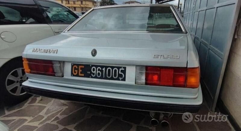 Usata Maserati Biturbo 180 CV (132 kW) 1984 Grigio Coupé
