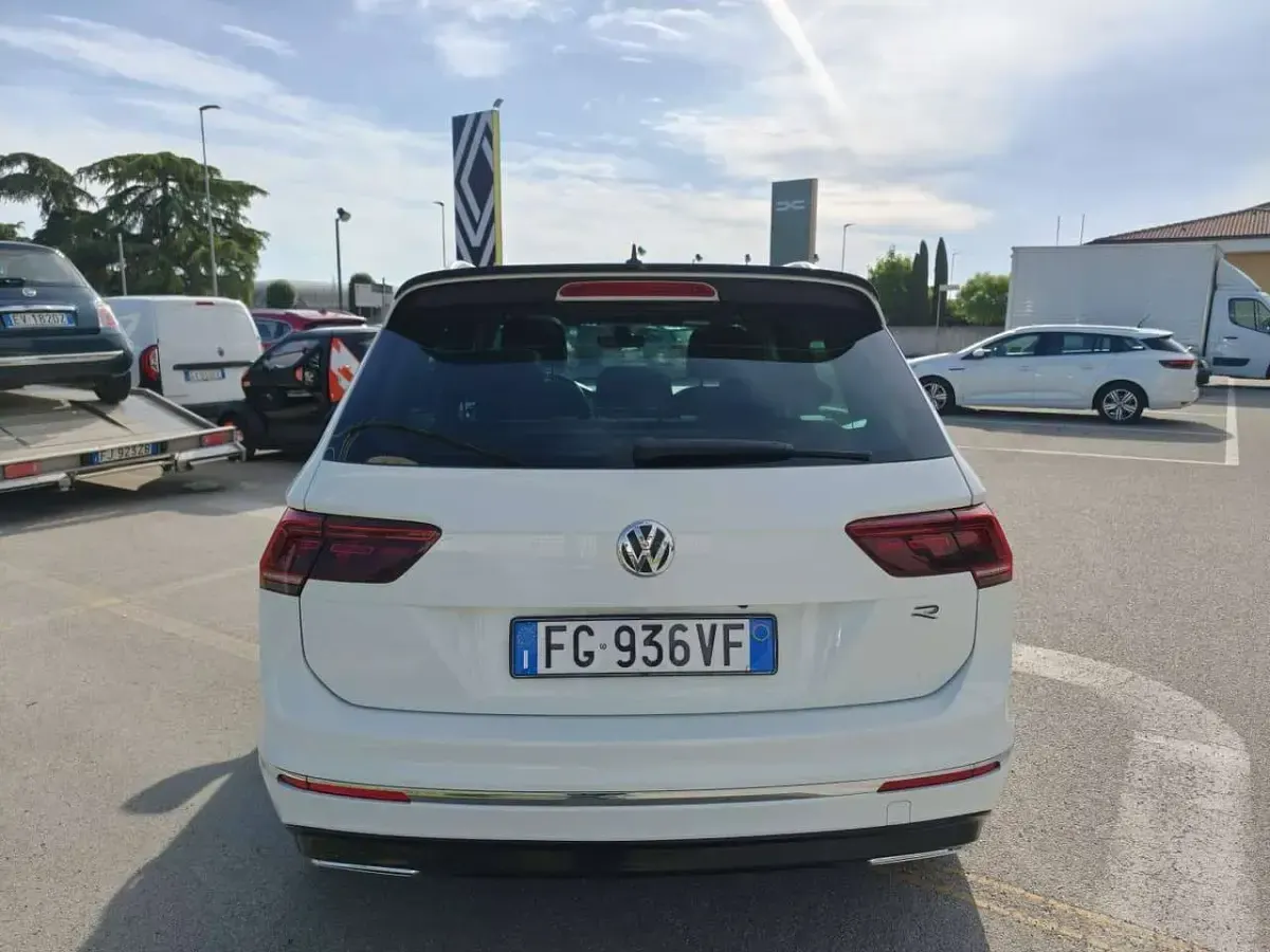 Usata VW Tiguan Advance 190 CV (139 kW) 2016 Bianco SUV