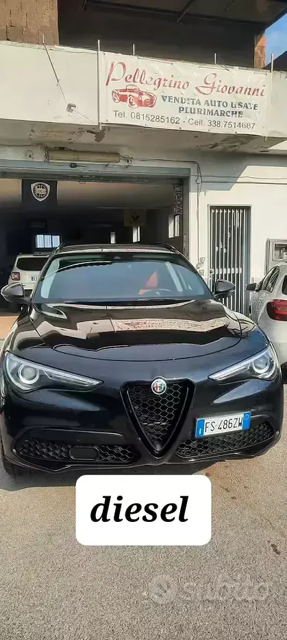 Usata Alfa Romeo Stelvio 210 CV (154 kW) 2018 Nero SUV
