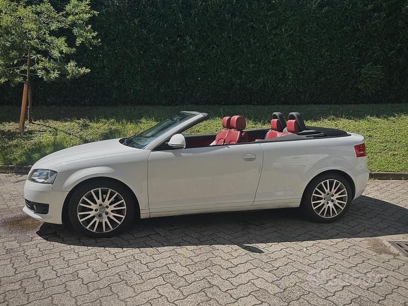 Usata Audi A3 Cabriolet Ambition 160 CV (117 kW) 2008 Bianco Cabrio