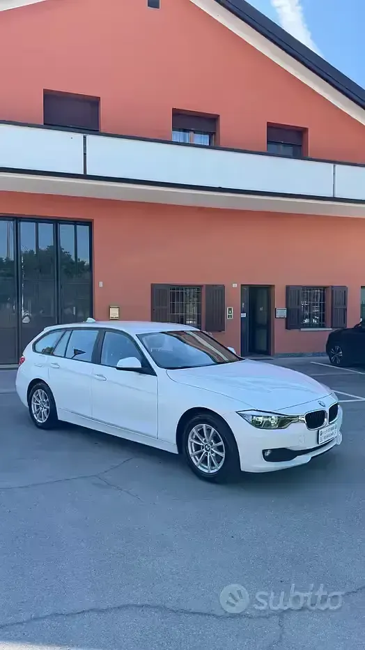 Begagnad BMW 316 Efficient Dynamics 116 HK (85 kW) 2015 Vit Kombi