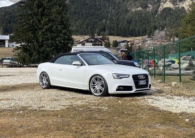 Usata Audi A5 Cabriolet Advanced Plus 177 CV (130 kW) 2013 Bianco Cabrio