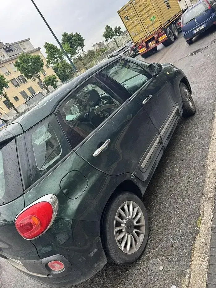 Usata Fiat 500L 105 CV (77 kW) 2013 Verde Monovolume