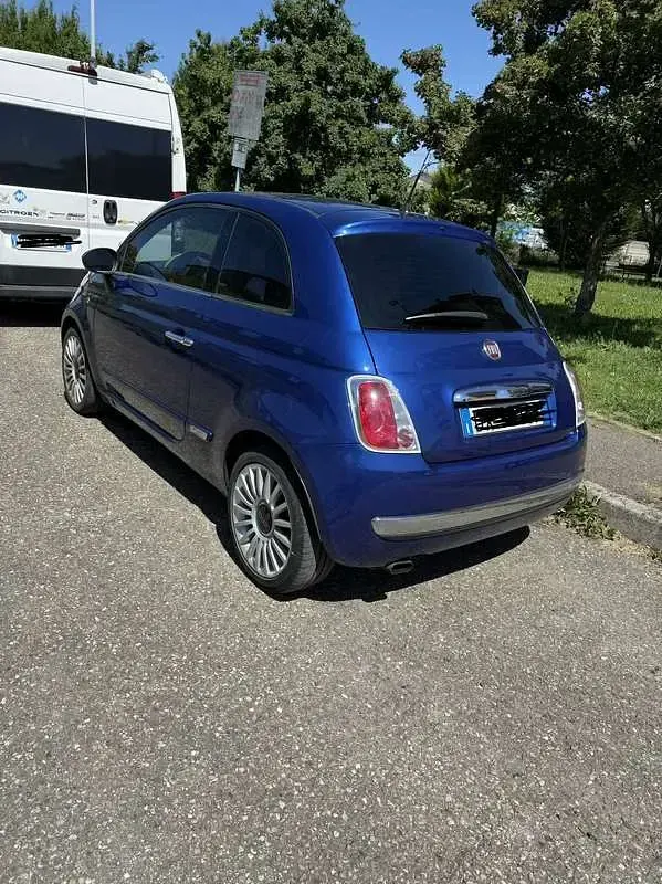 Usata Fiat 500 Pop 69 CV (50 kW) 2009 Blu/azzurro Cabrio