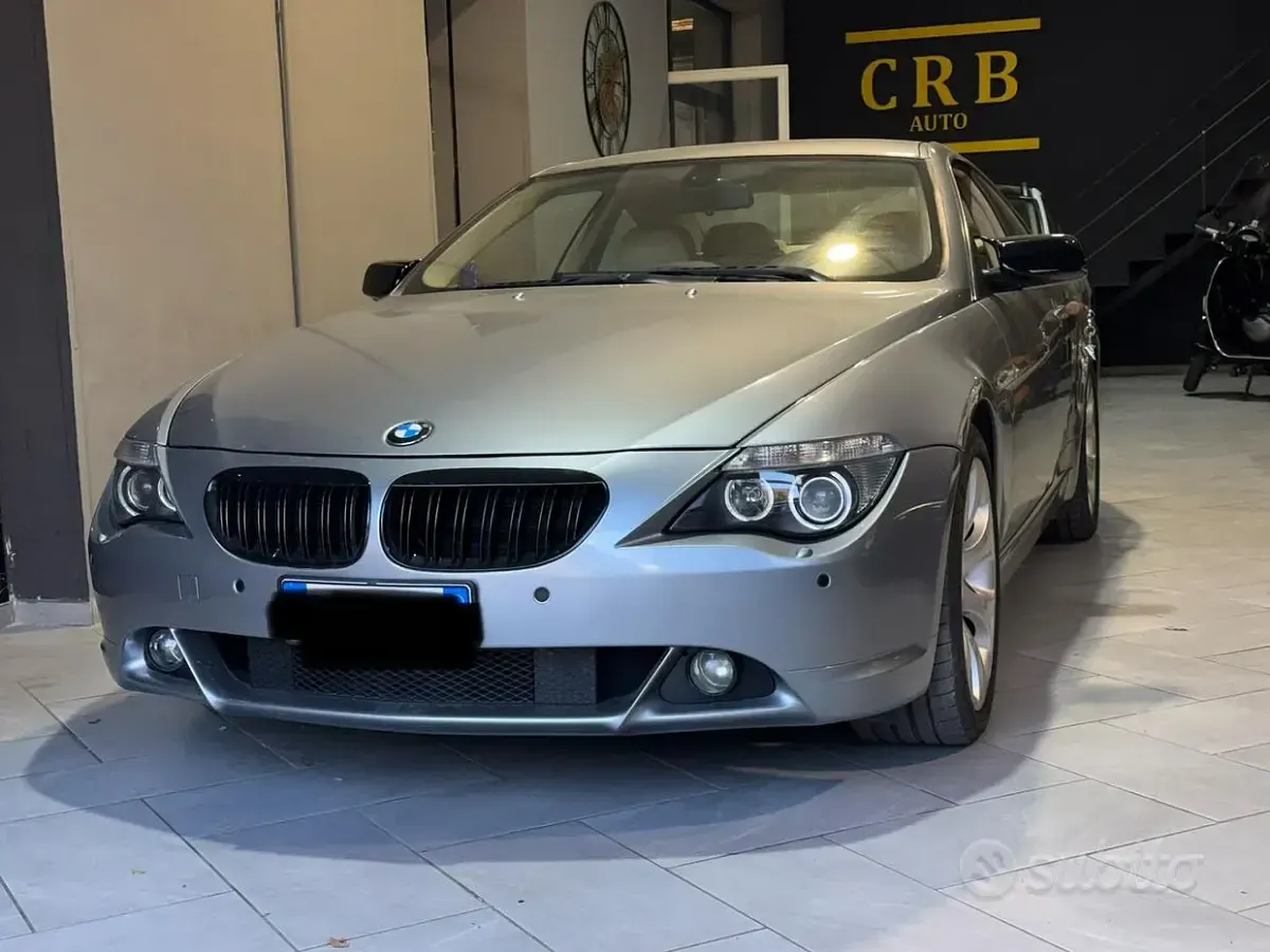 Usata BMW 645 Efficient Dynamics 333 CV (244 kW) 2005 Grigio Coupé