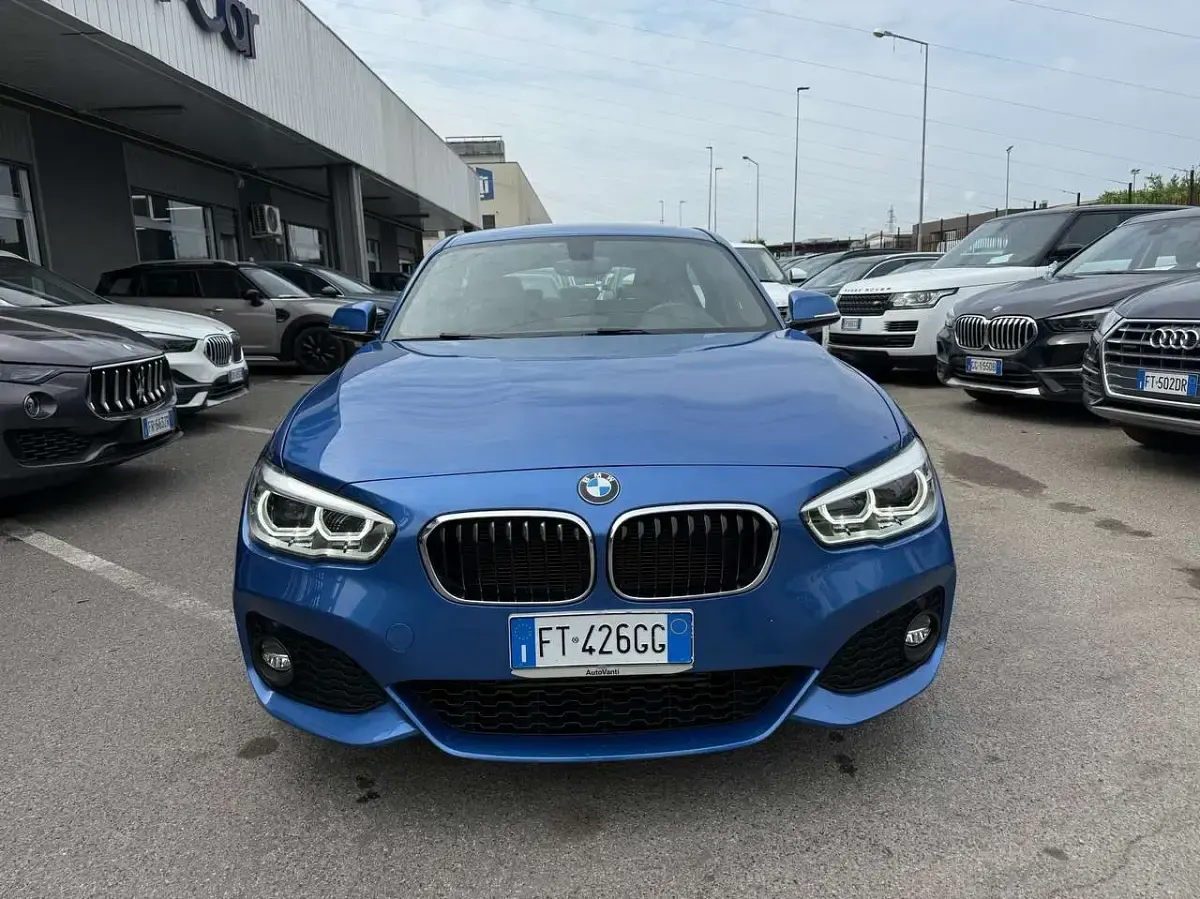 Usata BMW 118 M Sport 150 CV (110 kW) 2018 Blu/azzurro Utilitaria