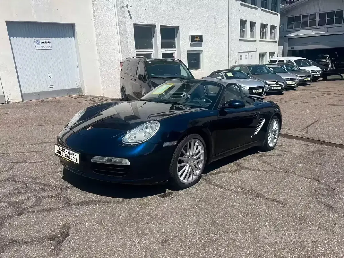 Usata Porsche Boxster 245 CV (180 kW) 2007 Blu Cabrio