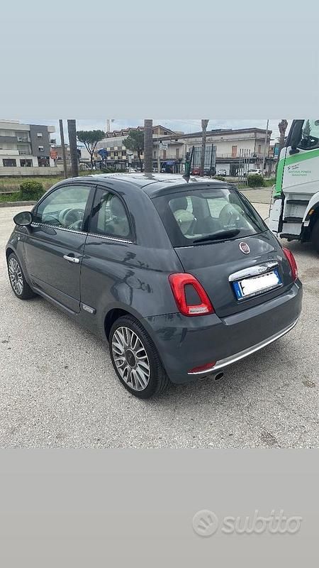 Käytetty Fiat 500 69 HP (50 kW) 2018 Harmaa Coupe - kaksiovinen