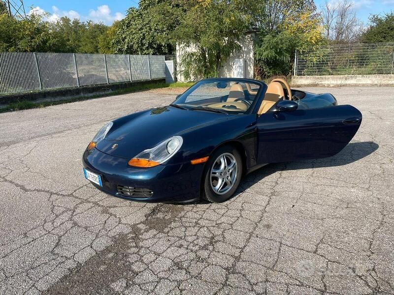 Gebraucht Porsche Boxster 204 PS (150 kW) 1997 Blau Cabrio