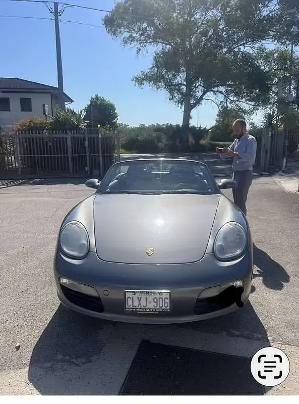 Usata Porsche Boxster 245 CV (180 kW) 2008 Argento Cabrio
