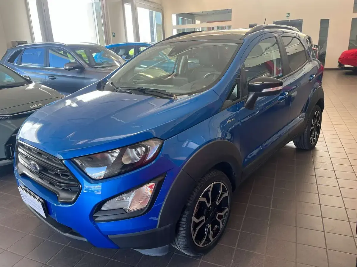 Usata Ford Ecosport Active 125 CV (91 kW) 2021 Blu/azzurro SUV