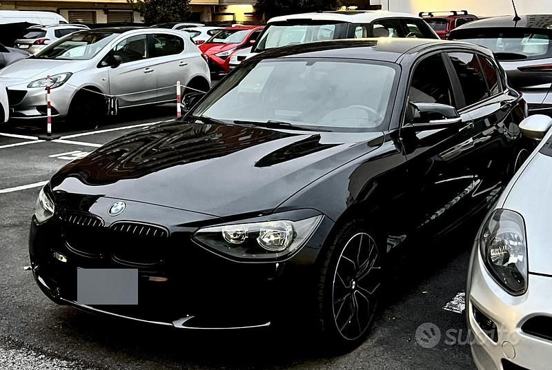 Usata BMW 116 Efficient Dynamics 136 CV (100 kW) 2012 Nero Utilitaria