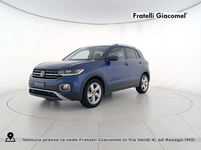 Reef blue metallizzato Usata 2022 VW T-Cross Advance SUV | 18.900 € (Buon prezzo) - Immagine 1/4