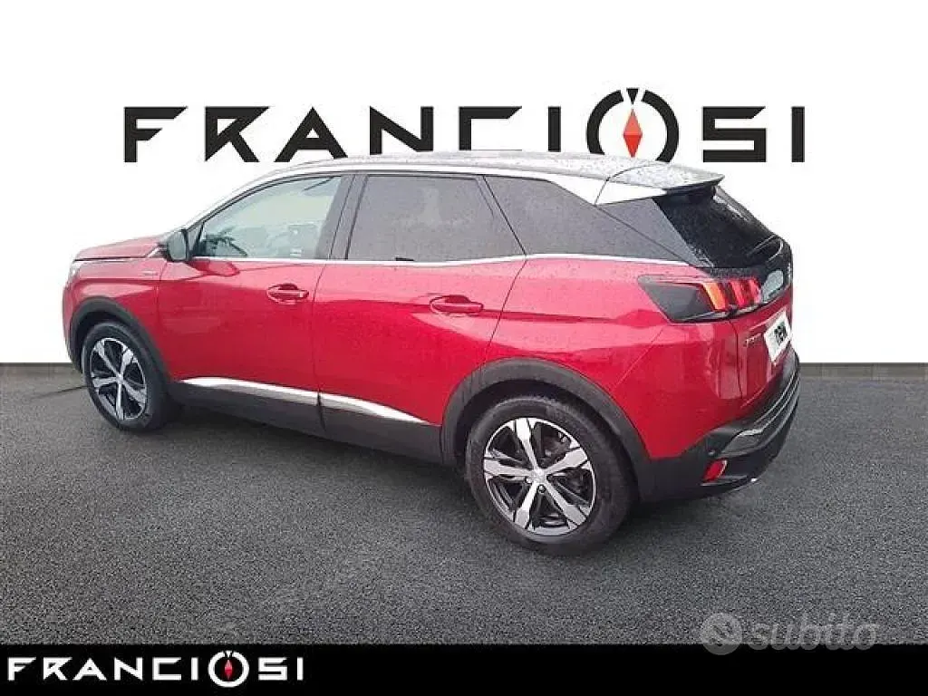 Usata Peugeot 3008 GT-line 131 CV (96 kW) 2019 Rosso SUV