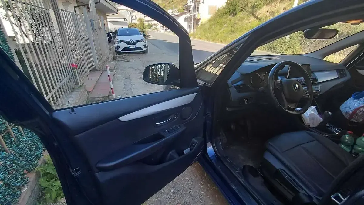 Usata BMW 216 Active Tourer Performance 116 CV (85 kW) 2019 Blu/azzurro Monovolume