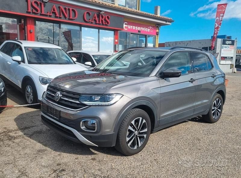 Grigio Usata 2021 VW T-Cross Style SUV | 18.500 € (Buon prezzo) - Immagine 1/4