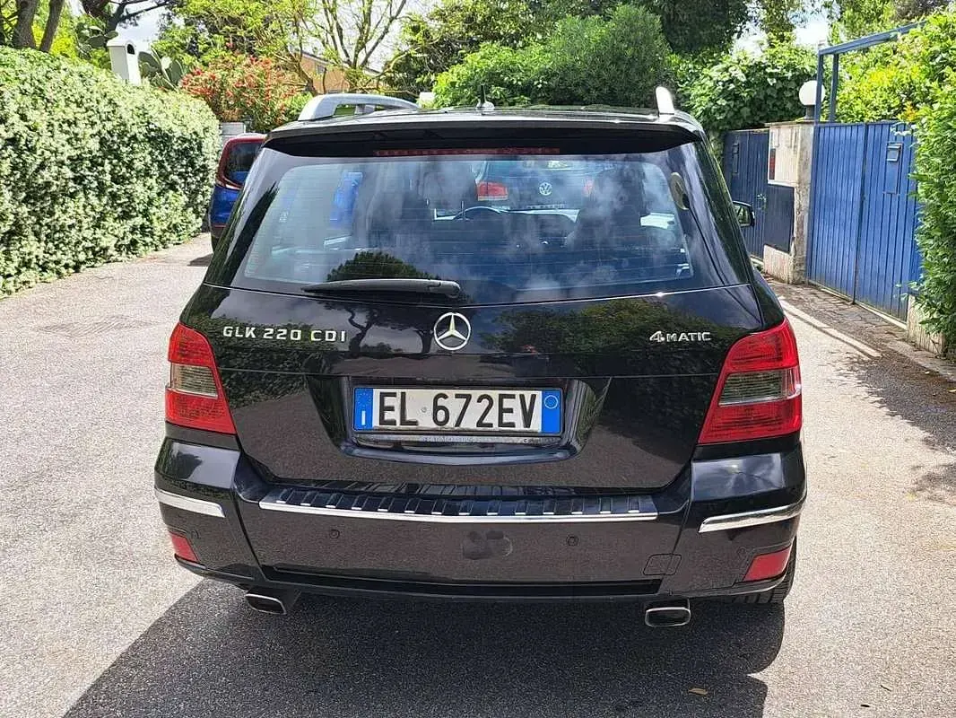 Usata Mercedes GLK220 170 CV (125 kW) 2011 Nero SUV