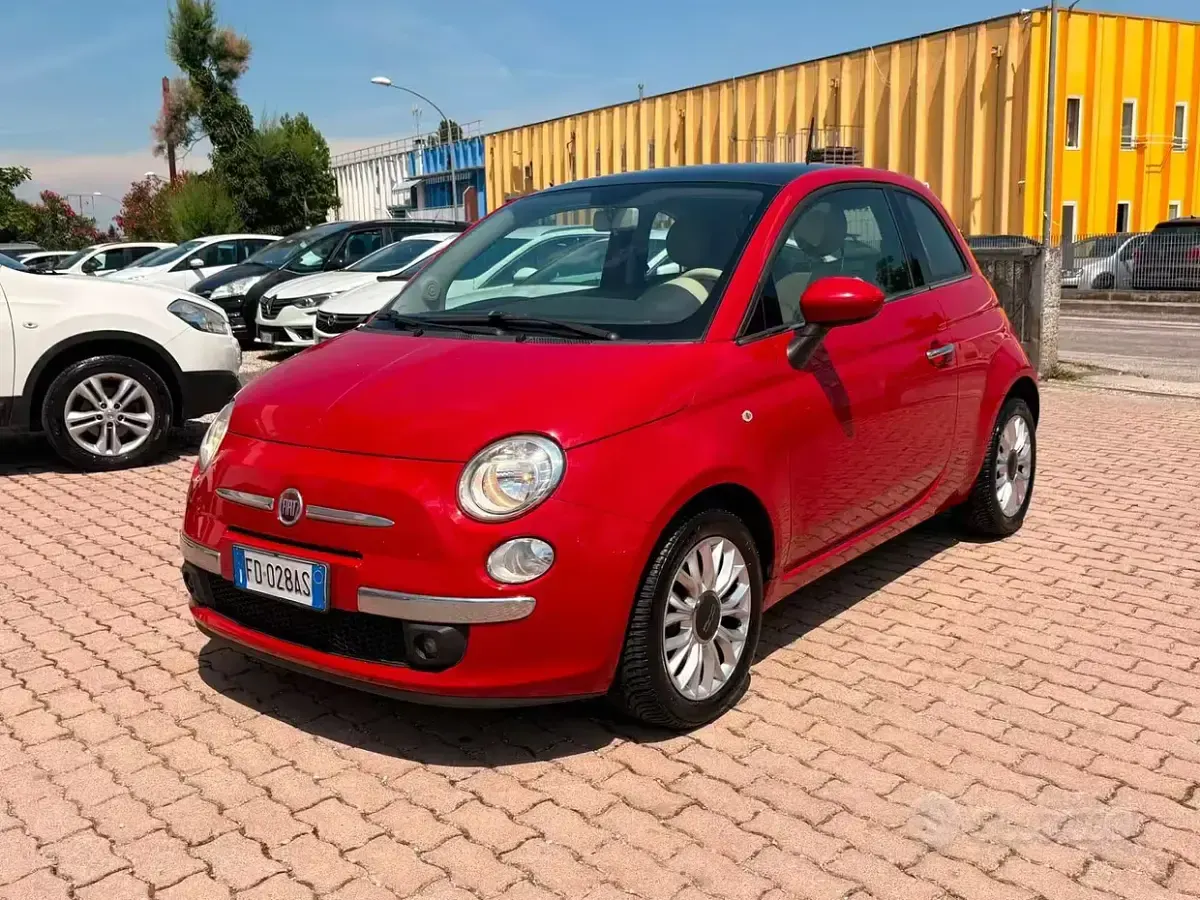 Usata Fiat 500 95 CV (69 kW) 2016 Rosso Utilitaria