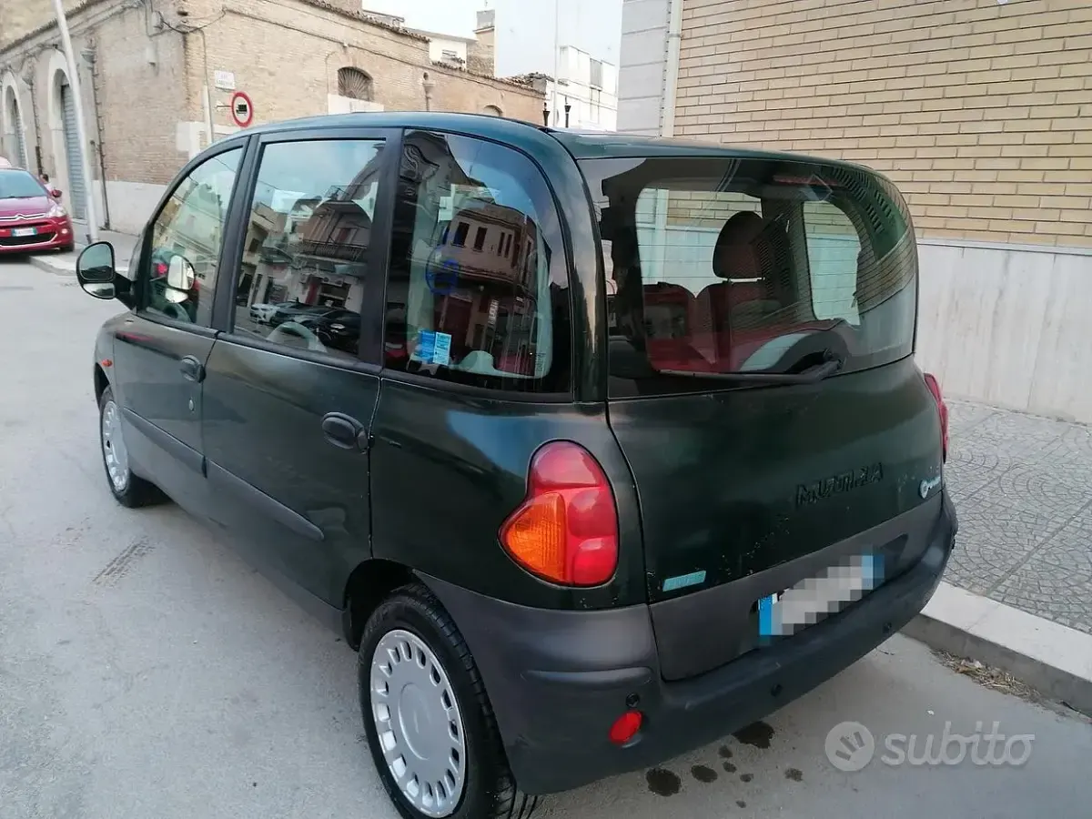 Usata Fiat Multipla 103 CV (75 kW) 2001 Verde Monovolume