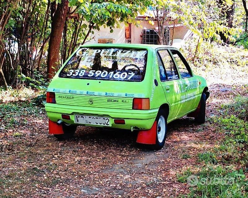 Usata Peugeot 205 1987 Verde Utilitaria
