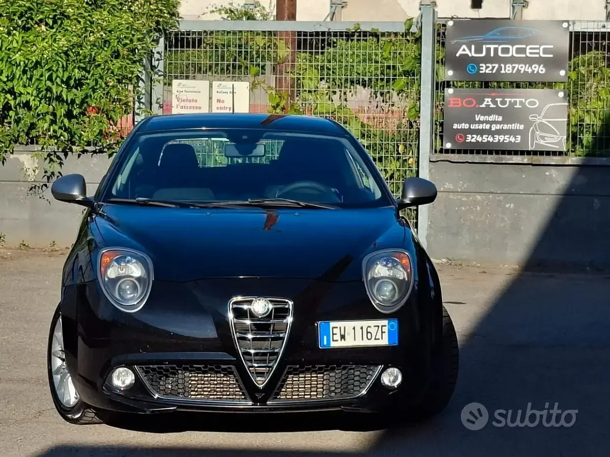 Usata Alfa Romeo MiTo Distinctive 120 CV (88 kW) 2014 Nero Utilitaria