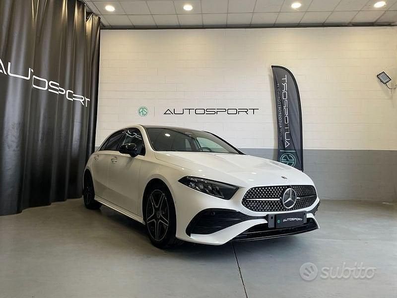 Usata Mercedes A200 AMG line 163 CV (119 kW) 2024 Bianco Berlina